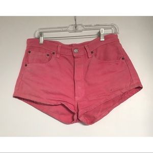 Levi’s Vintage Pink Shorts 32 inch waist